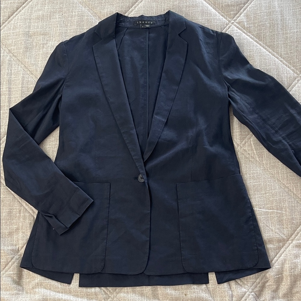 Theory Midnight Blue Suit Jacket